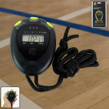 Digital Sports Stopwatch Timer With Split Timing - Zidbik