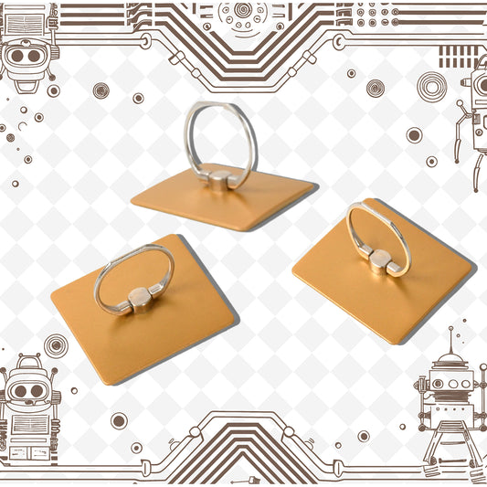 6547 Mobile Phone Finger Stand 360rotation Phone Ring Stand Holder Kickstand Hand Finger Grip (1 Pc) - Zidbik