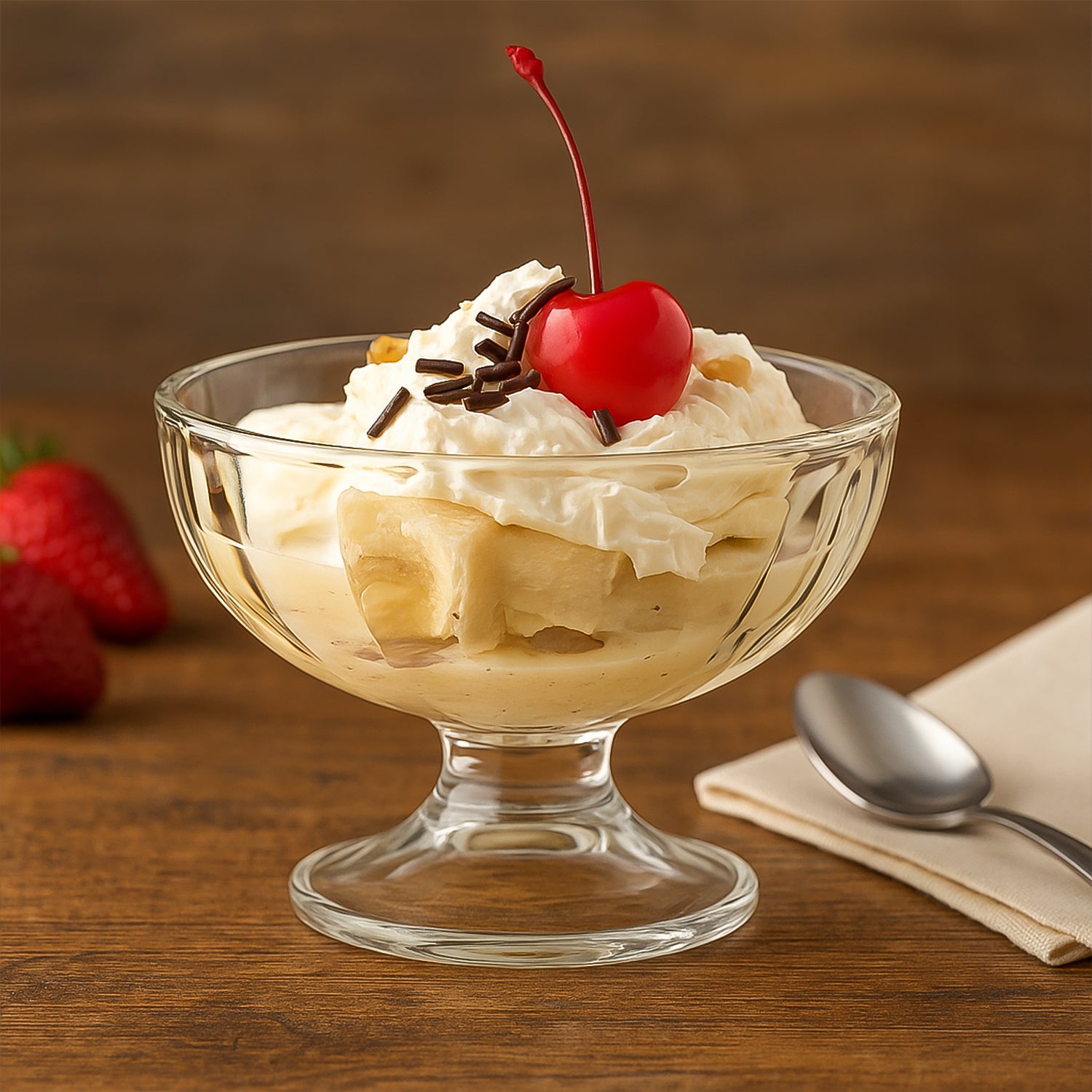 Premium Glass Ice Cream Dessert Bowl 6 Pc Set - Zidbik