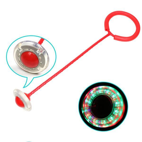 1665 Led Light Flashing Jumping Ring Ankle Skipping Jump Rope For Kids - Zidbik