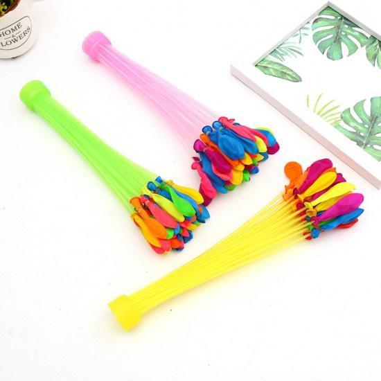 1359 Holi Magic Water Balloons For Kids - 111 Pcs (Multicolor) - Zidbik