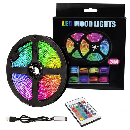 3m Rgb Led Strip Lights Led Mood Lights (1 Set) - Zidbik
