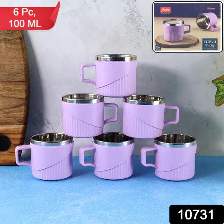 Apex Sturdy Tea Coffee Cup - (6 Pc Set) - Zidbik