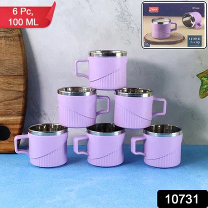 Apex Sturdy Tea Coffee Cup - (6 Pc Set) - Zidbik