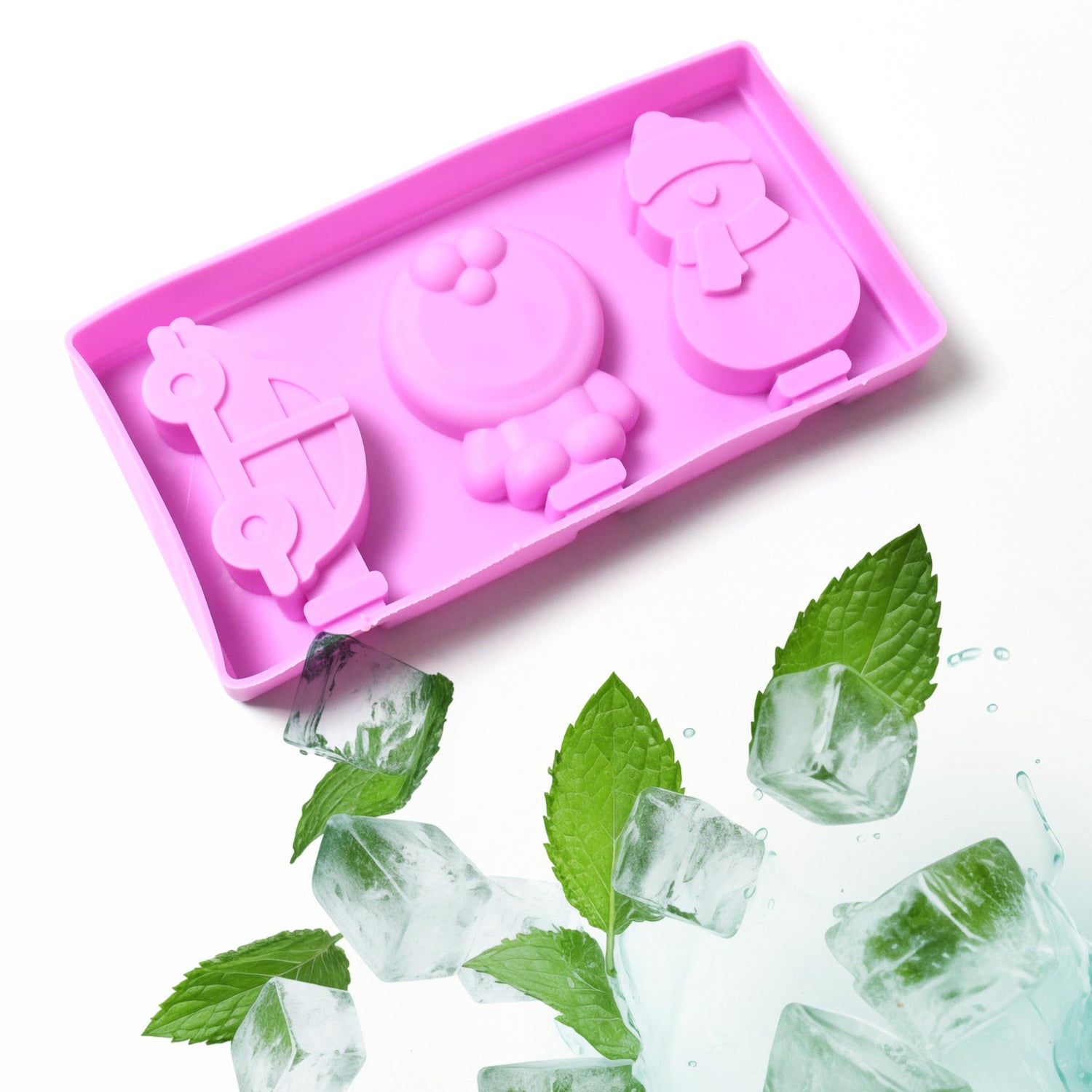 8188 Silicone Popsicle Molds Reusable Ice Cream Molds With Sticks And Lids. A Must-have Popsicle Mold For Summer. - Zidbik