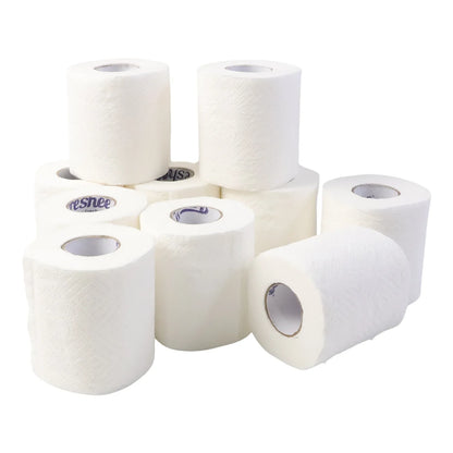 Toilet Tissue Rolls Soft Embossed Bathroom Tissue 220 Sheets 10 Rolls - Zidbik