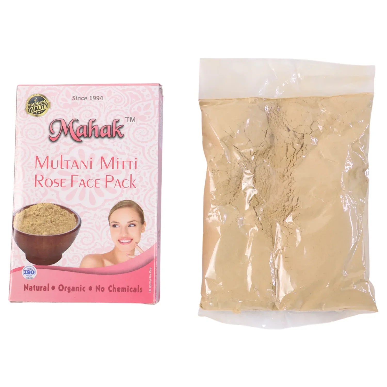 Herbal Multani Mitti Rose Based Face Pack 80 Gm - Zidbik
