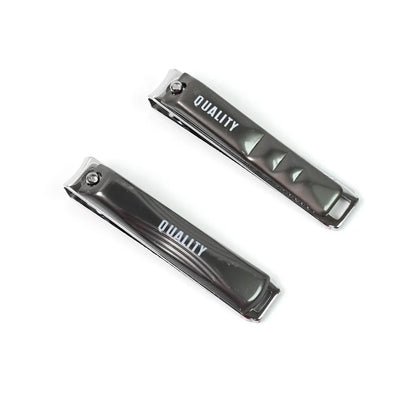 Stainless Steel Folding Portable Large Nail Clippers With Nail File (1 Pc) - Zidbik