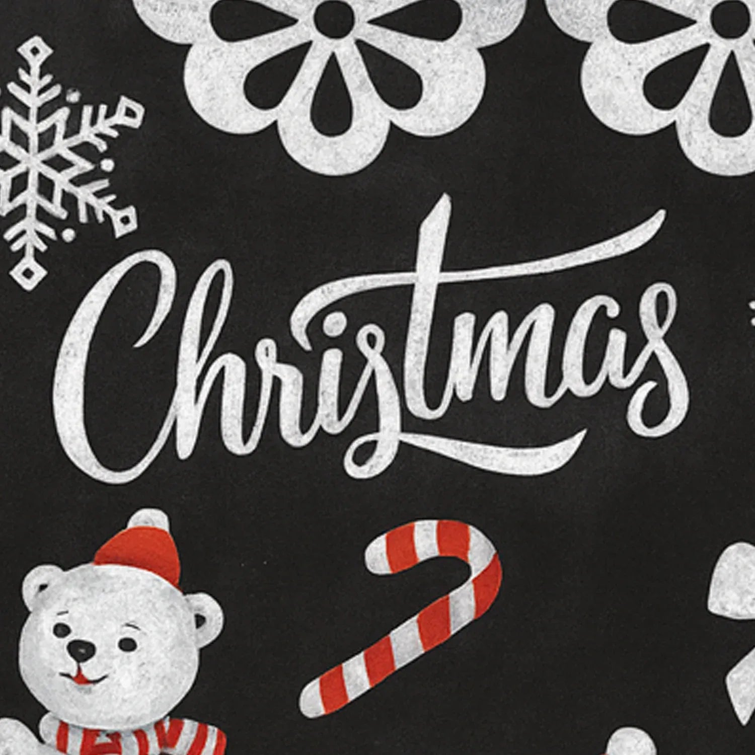 Christmas Theme Decorative Wall Sticker 90x60 Cm (1 Pc) - Zidbik