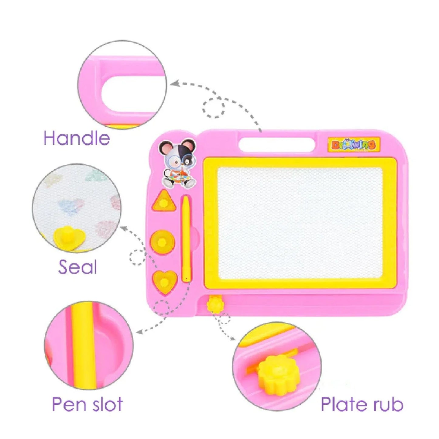 1905 Magic Writer Magnetic Drawing Board Kids Educational Toys - Zidbik