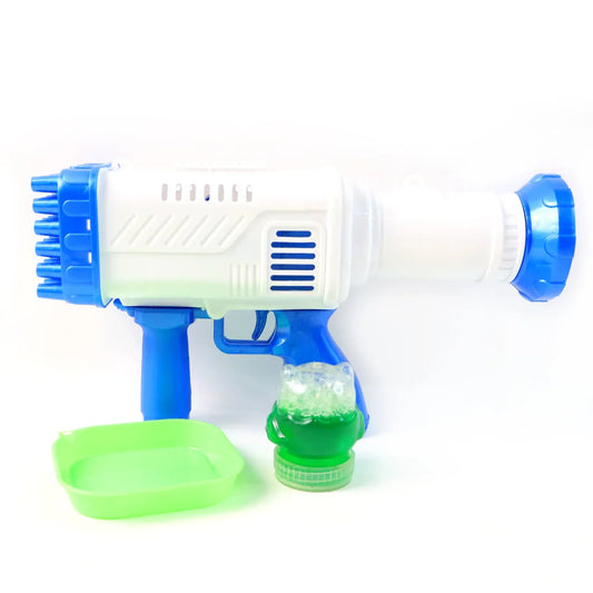 32 Holes Big Rechargeable Powerful Machine Bubble Gun Toys (1 Set) - Zidbik