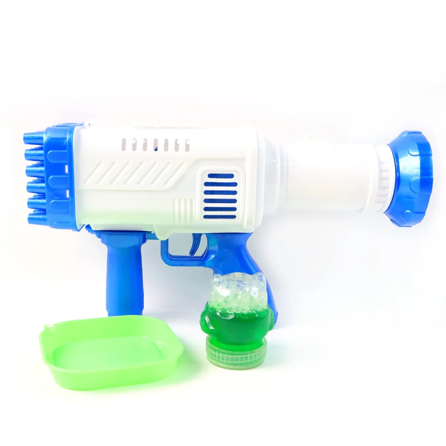 32 Holes Big Rechargeable Powerful Machine Bubble Gun Toys (1 Set) - Zidbik