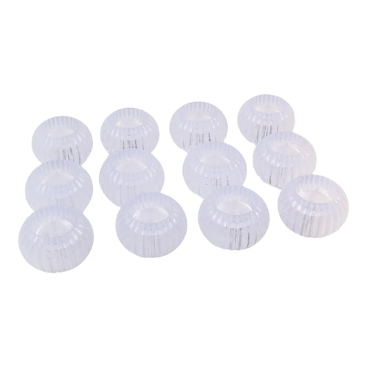Set Of 12 Led Crystal-effect Flameless Smokeless Decorative Candles - Zidbik
