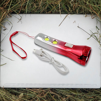 Multi Functional 3 Led Torchlight Flashlight (1 Pc) - Zidbik