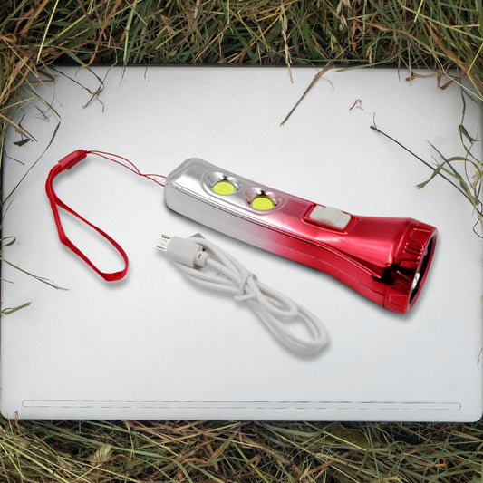 Multi Functional 3 Led Torchlight Flashlight (1 Pc) - Zidbik