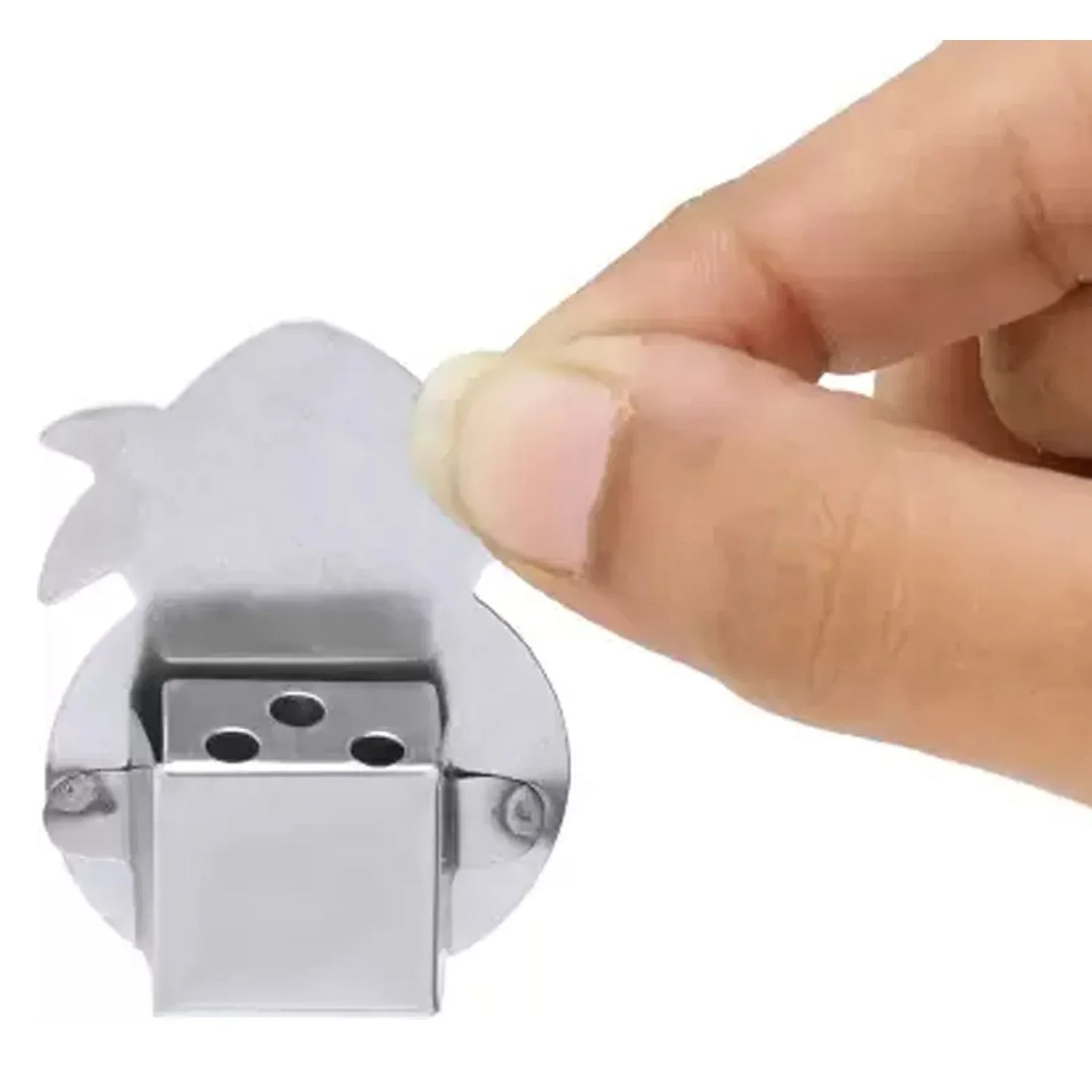 9415 Stainless Steel Agarbatti Stand Agarbatti Holder Stand Self Adhesive Wall Mounted Stand Wall Hook Capacity To Hold 3 Agarbatti - Pack Of 12 Hooks - Zidbik