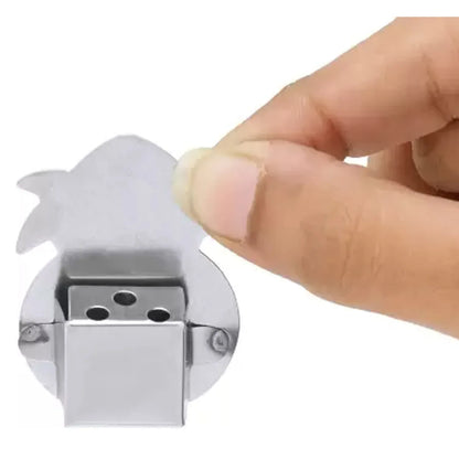 9415 Stainless Steel Agarbatti Stand Agarbatti Holder Stand Self Adhesive Wall Mounted Stand Wall Hook Capacity To Hold 3 Agarbatti - Pack Of 12 Hooks - Zidbik