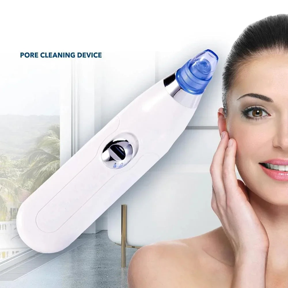 351 -4 In 1 Blackhead Whitehead Extractor Remover Device Acne Pimple Pore Cleaner (Vacuum Suction Tool) - Zidbik