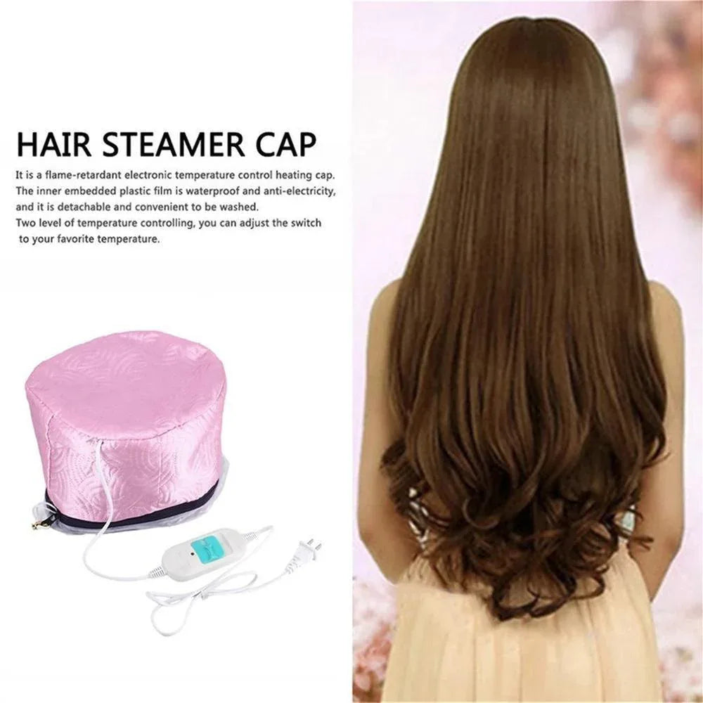 352 Thermal Head Spa Cap Treatment With Beauty Steamer Nourishing Heating Cap - Zidbik