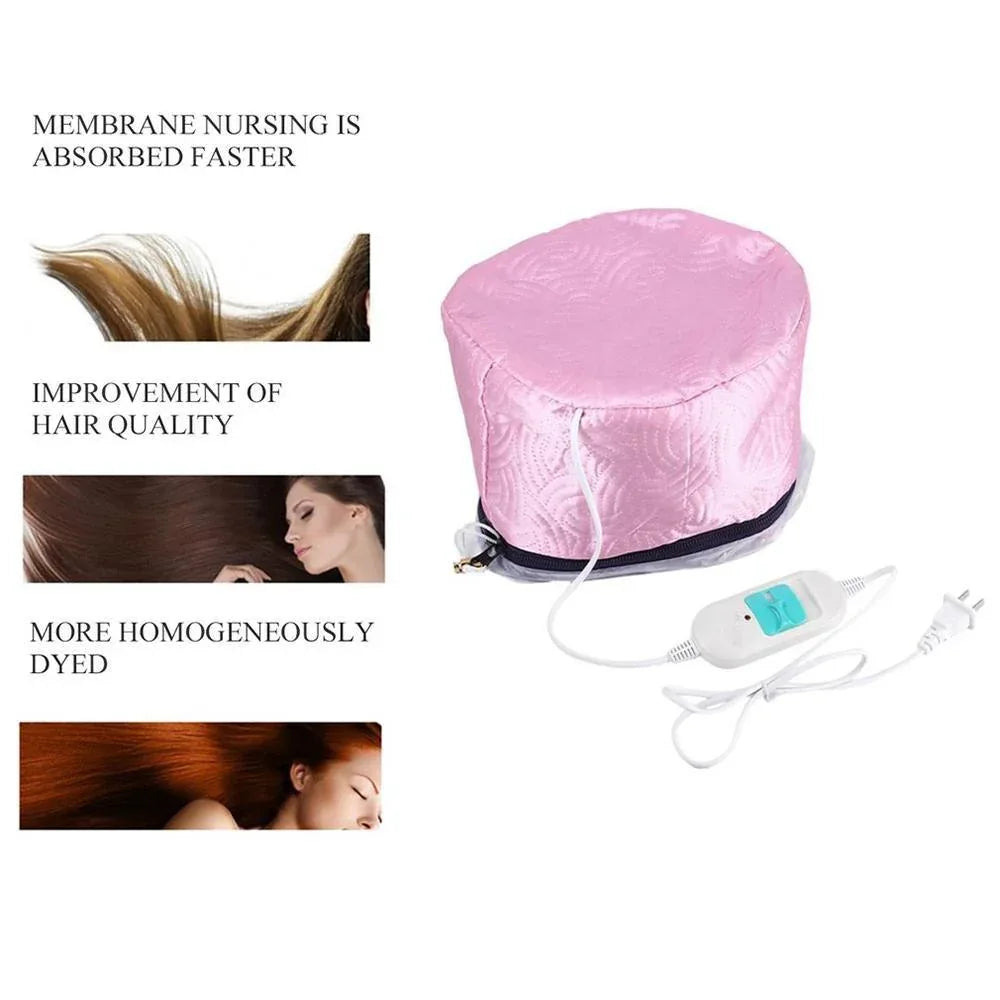 352 Thermal Head Spa Cap Treatment With Beauty Steamer Nourishing Heating Cap - Zidbik