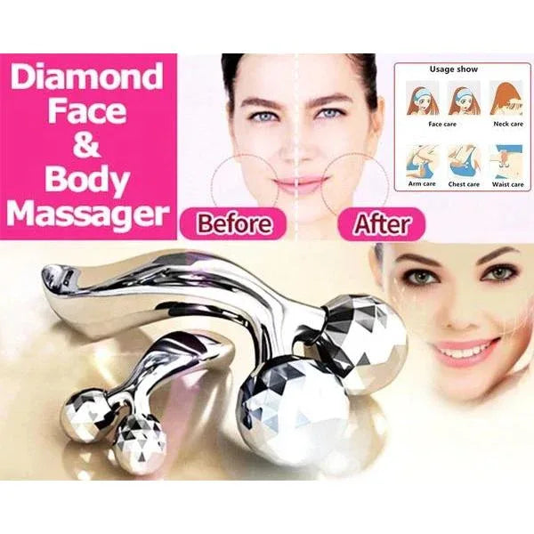 370 -3d Roller Face Massager - Zidbik