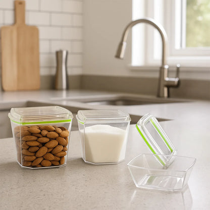 Food Storage Container Set With Leak-proof Lid (500 Ml 2 Pc) - Zidbik