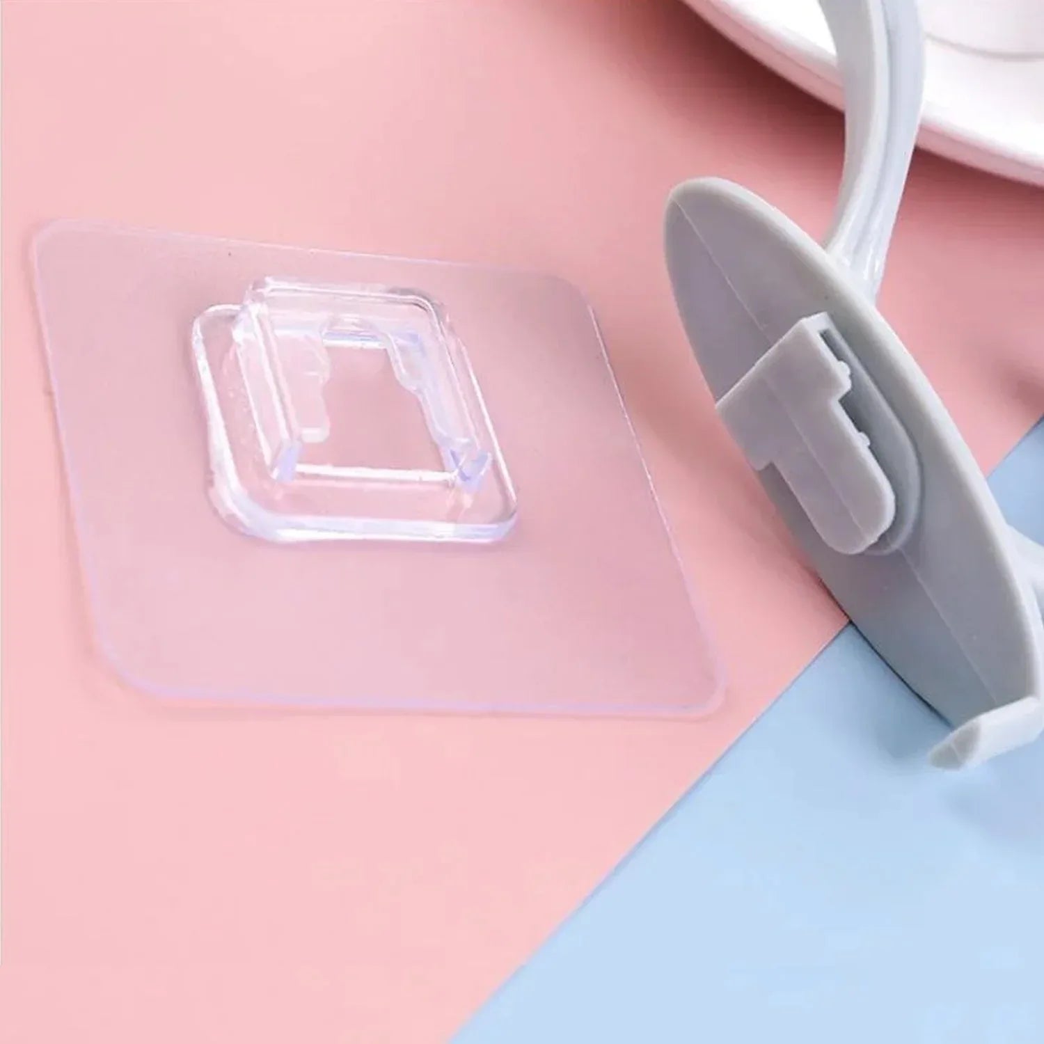 4687 Self Adhesive Plastic Wall Hook For Home - Zidbik