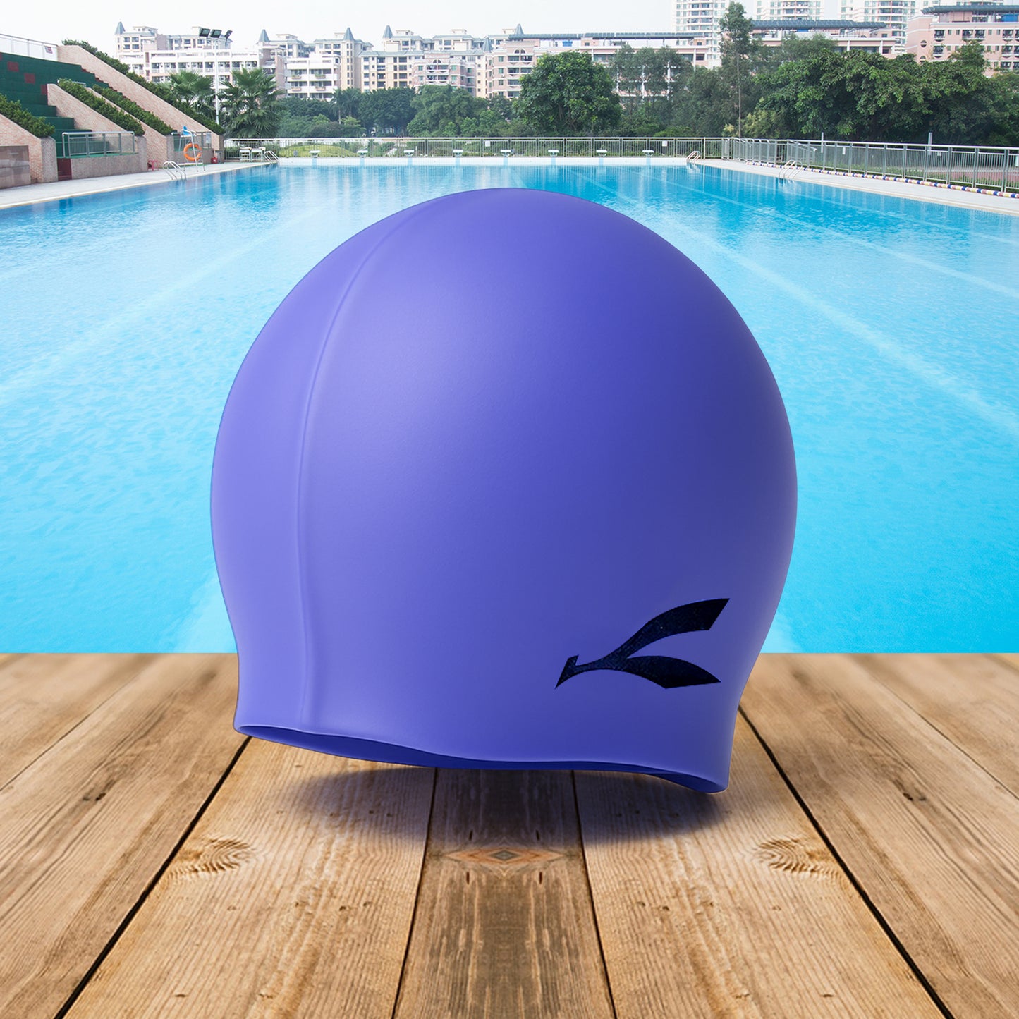 Silicone Swimming Cap (1 Pc) - Zidbik