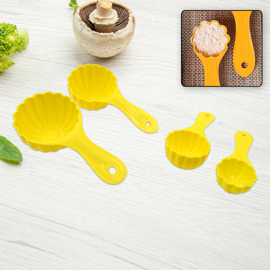 5559 Plastic Kitchen Tool Mould  Ladoo Mould Spoon Ladoo Making Spoon Set For Kitchen Multipurpose Plastic Ladoo Mold For Making Different Variety Of Ladoo (4 Pcs Set) - Zidbik