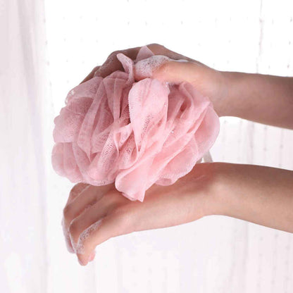1462b Bath Sponge Round Loofah And Back Scrubber For Men And Women - Zidbik