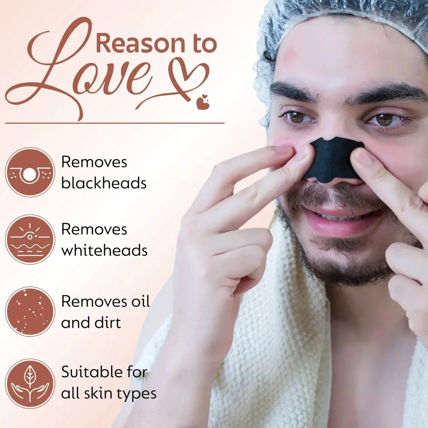 Inlief Bamboo Charcoal Deep Cleansing Nose (8 Strips) - Zidbik