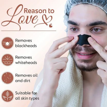 Inlief Bamboo Charcoal Deep Cleansing Nose (8 Strips) - Zidbik