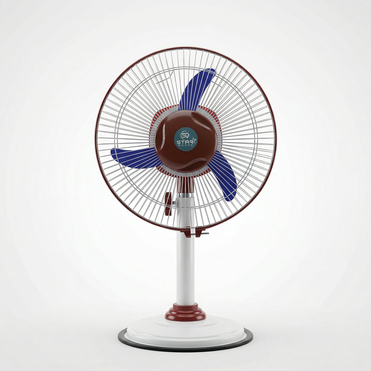 Omega 12v Rechargeable Pedestal Fan With Led Light (1 Pc)