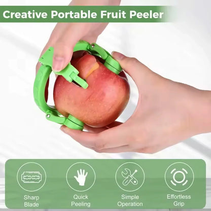 Adjustable Apple Peeler Cutter With Holder Ring - Zidbik