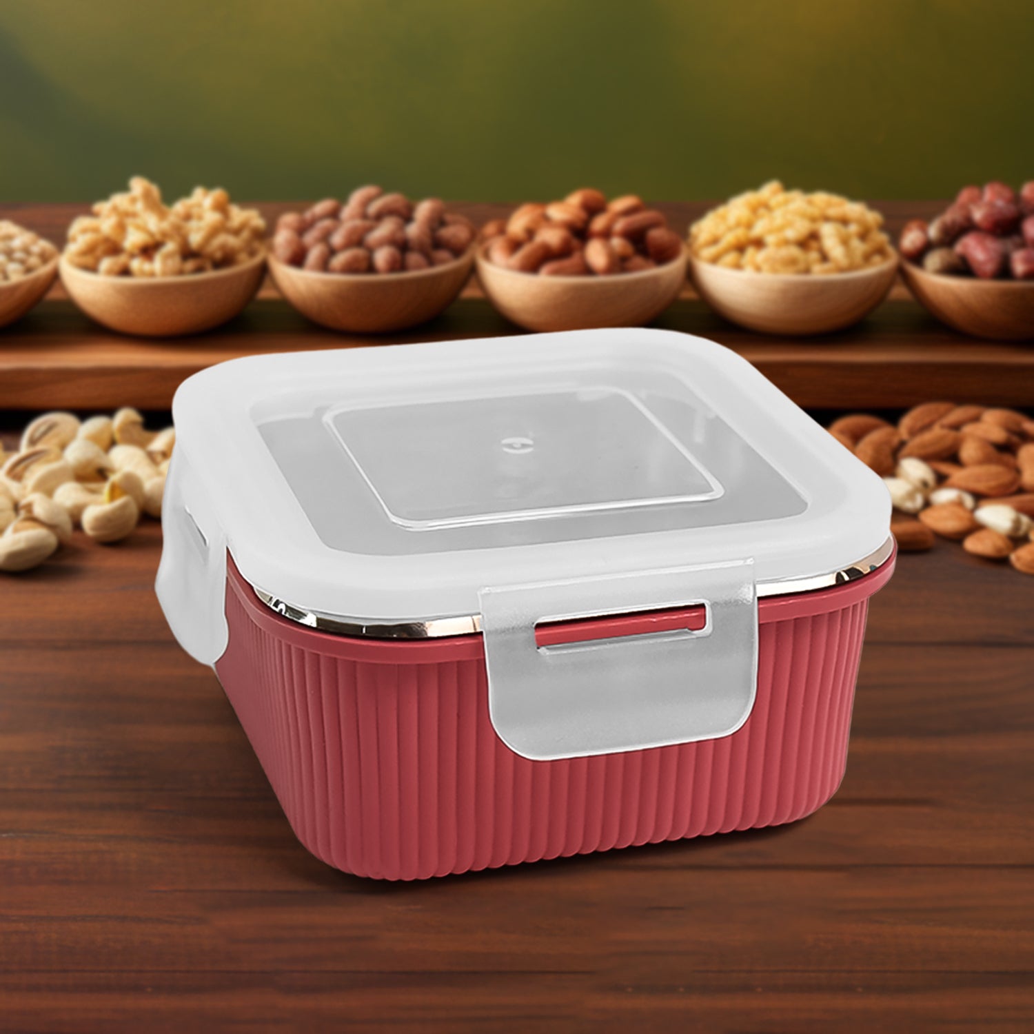 Apex Victor Square Food Storage Container (400 Ml  1 Pc) - Zidbik
