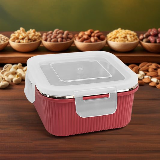 Apex Victor Square Food Storage Container (400 Ml  1 Pc) - Zidbik