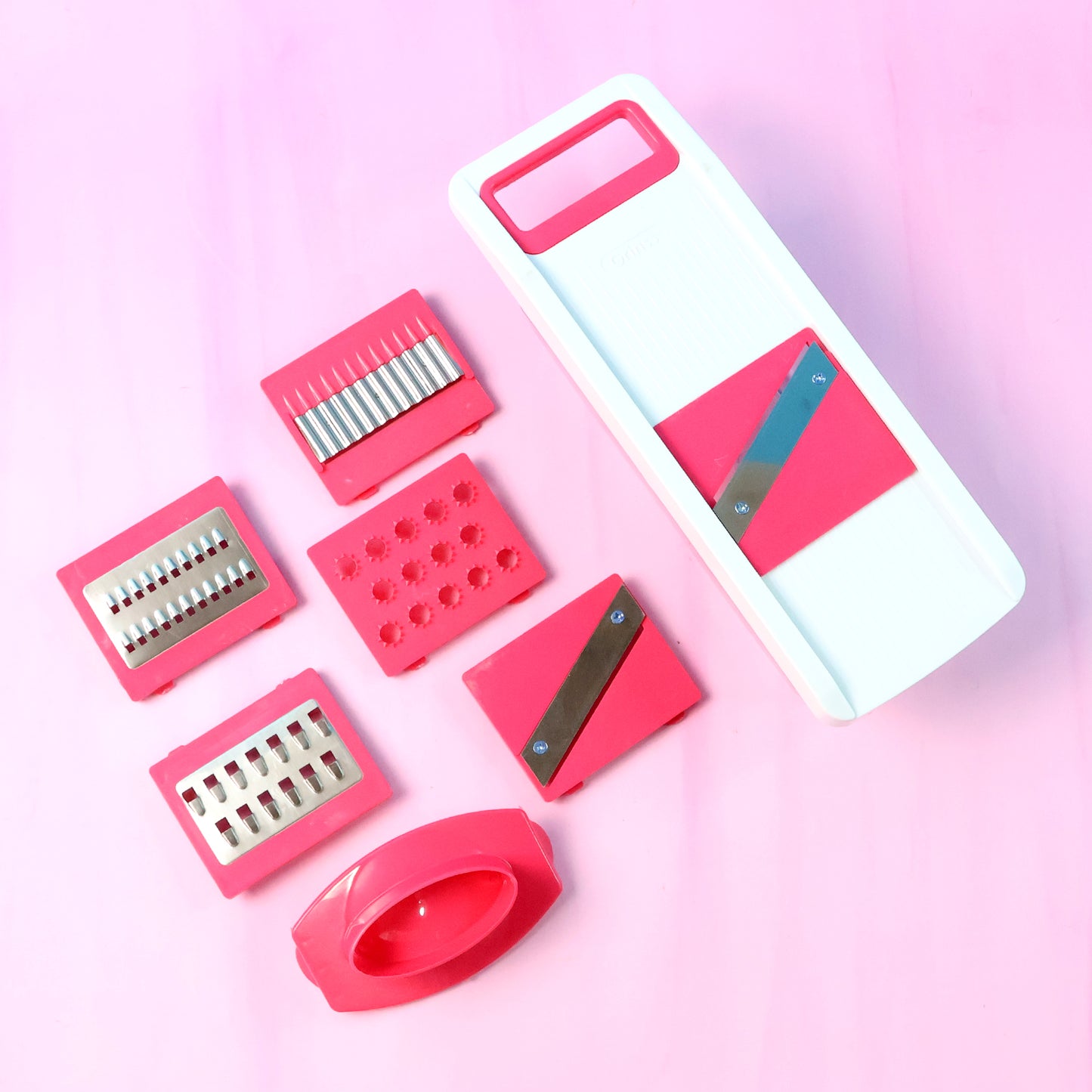 6-in-1 Vegetable Slicer Grater  Chopper - (Set) - Zidbik