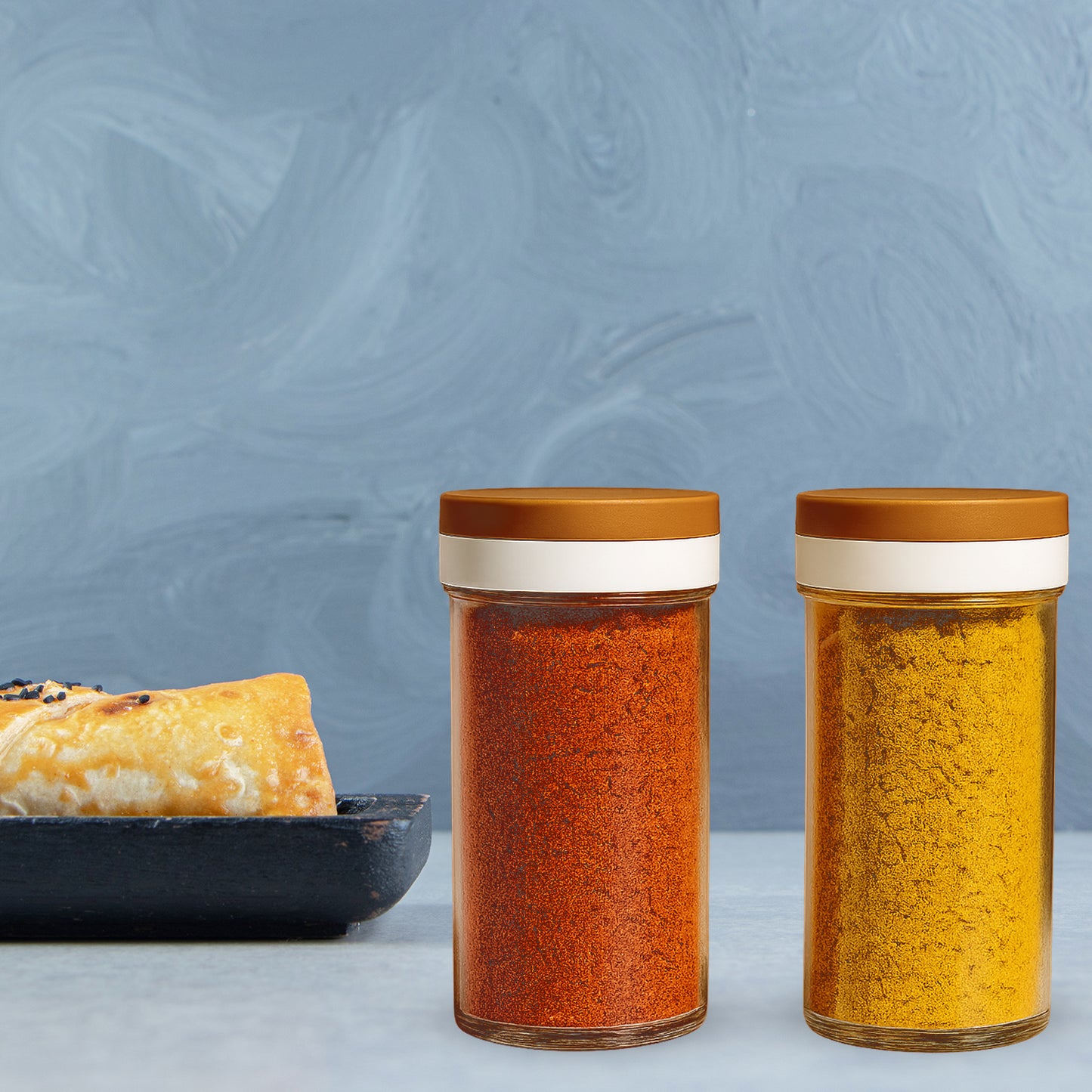 Ganesh Airtight Transparent Kitchen Storage Container Jar Set (2 Pc) - Zidbik