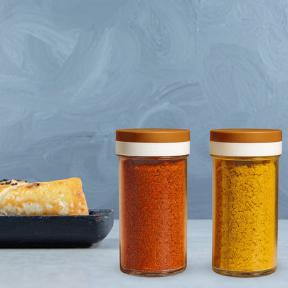 Ganesh Airtight Transparent Kitchen Storage Container Jar Set (2 Pc) - Zidbik