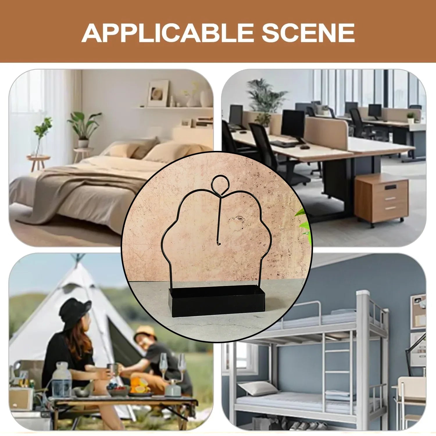 Mosquito Coil Holder Stand - (1 Pc) - Zidbik