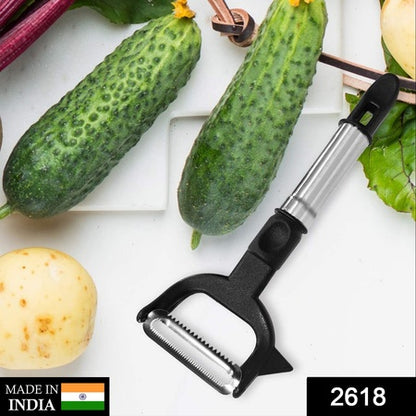 2618 2-in-1 Double Julienne And Vegetable Peeler - Zidbik
