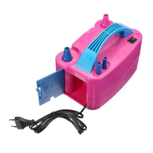 1599 Portable Dual Nozzle Electric Balloon Blower Pump Inflator - Zidbik