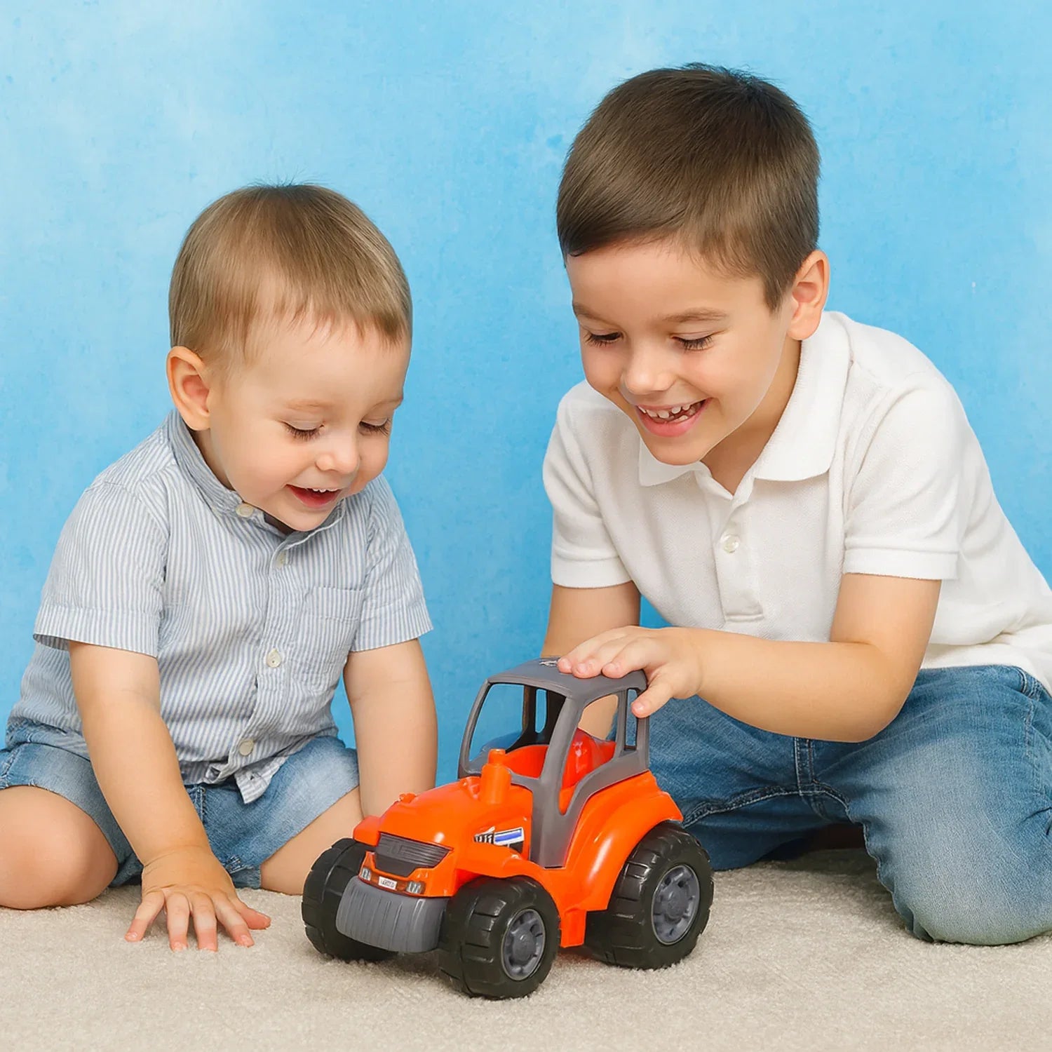 Funwoods Kids Friction Powered Tractor Toy - (1 Pc) - Zidbik