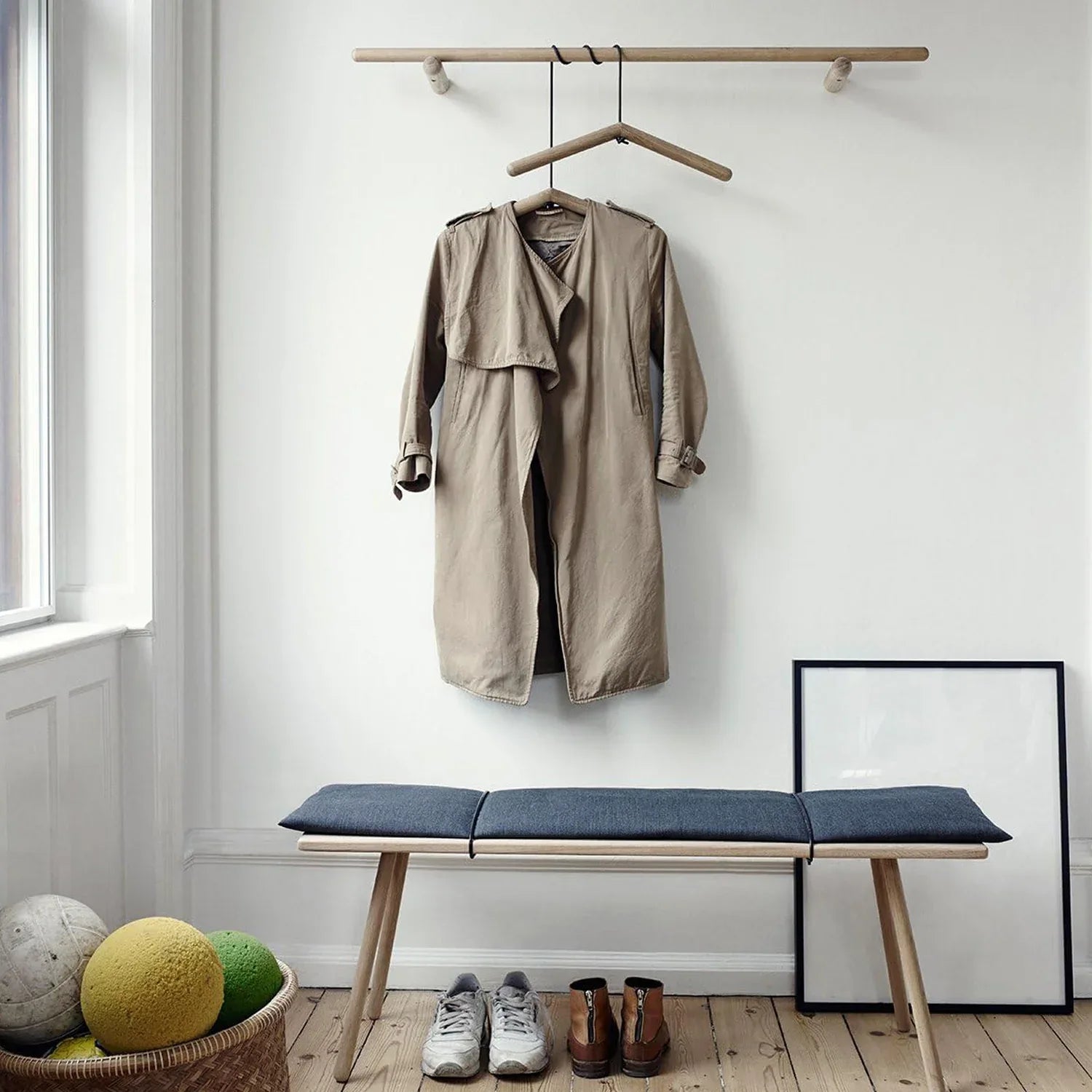 7962 Wood Clothes Hanger Wooden Suit Hangers Coat Hangers - Zidbik