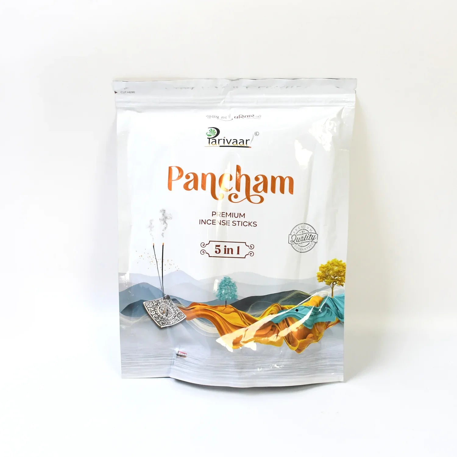 5in1 Pancham Premium Agarbatti Incense Sticks (450 Gm) - Zidbik