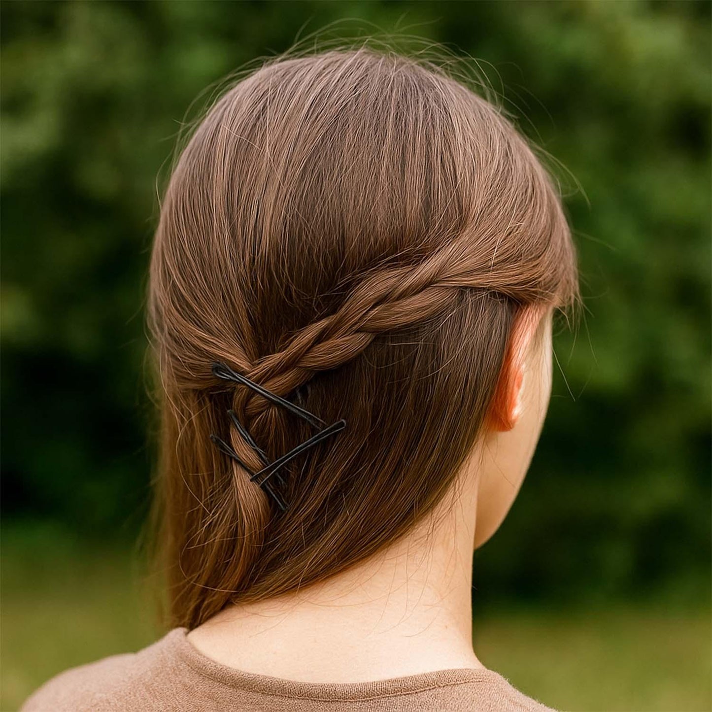 Big Black Hair Bobby Pins (24 Pc) - Zidbik
