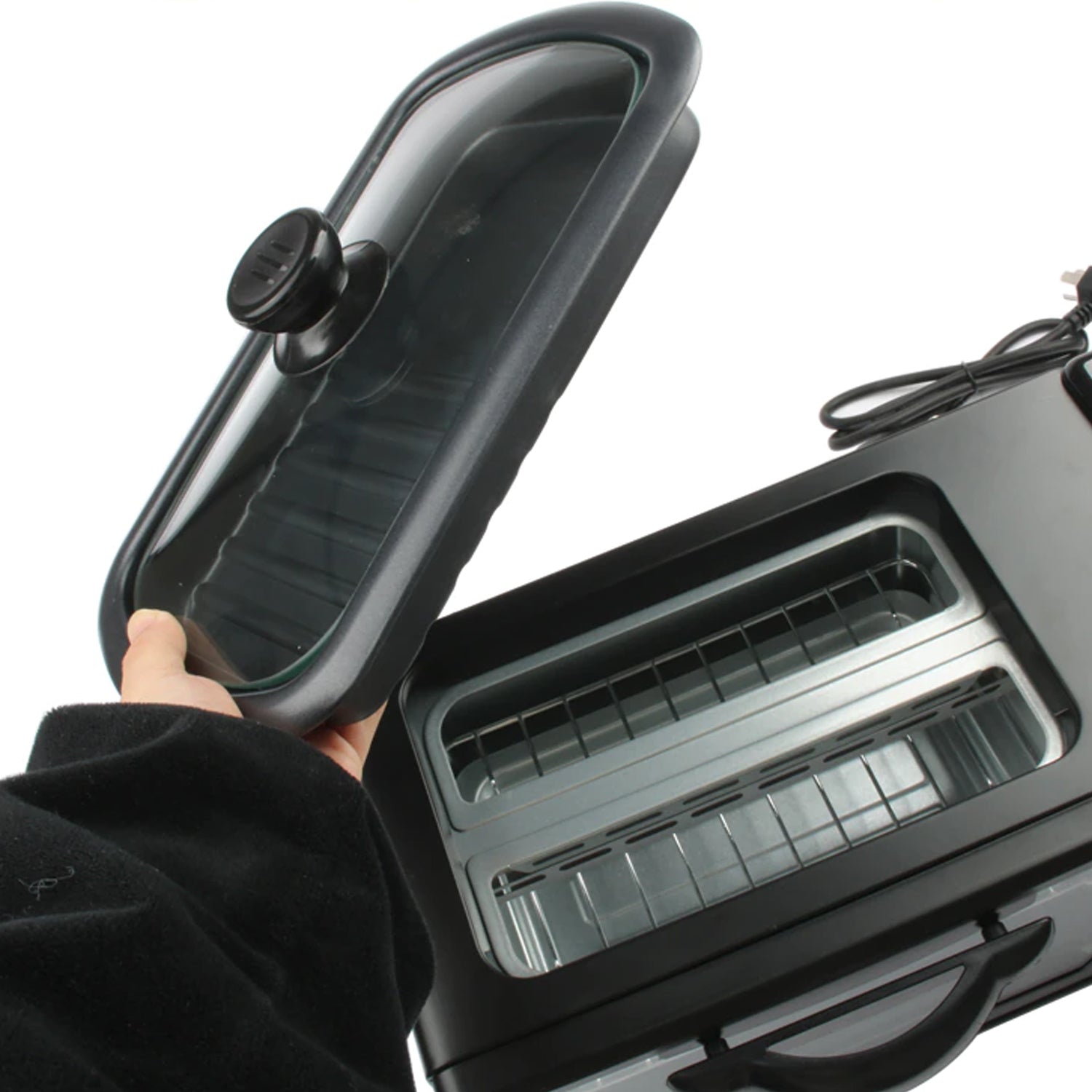 2788 3 In 1 Breakfast Maker Portable Toaster Oven Grill Pan  Coffee Maker Full Breakfast Ready At One Go - Zidbik