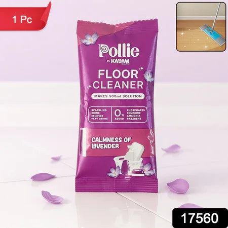 Pollic Kadam Concentrated Floor Cleaner Sachet Lavender Fragrance (50 Gm) - Zidbik