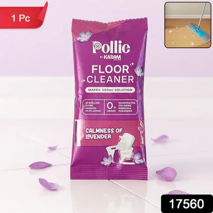 Pollic Kadam Concentrated Floor Cleaner Sachet Lavender Fragrance (50 Gm) - Zidbik