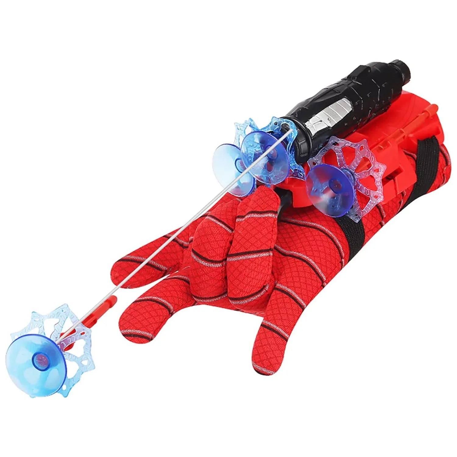 Web Shooter Toy For Kids Fans Launcher Wrist Gloves Toys For Kids Boys Superhero Gloves Role-play Toy Cosplay Sticky Wall Soft Bomb Funny Childrens Educational Toys - Zidbik